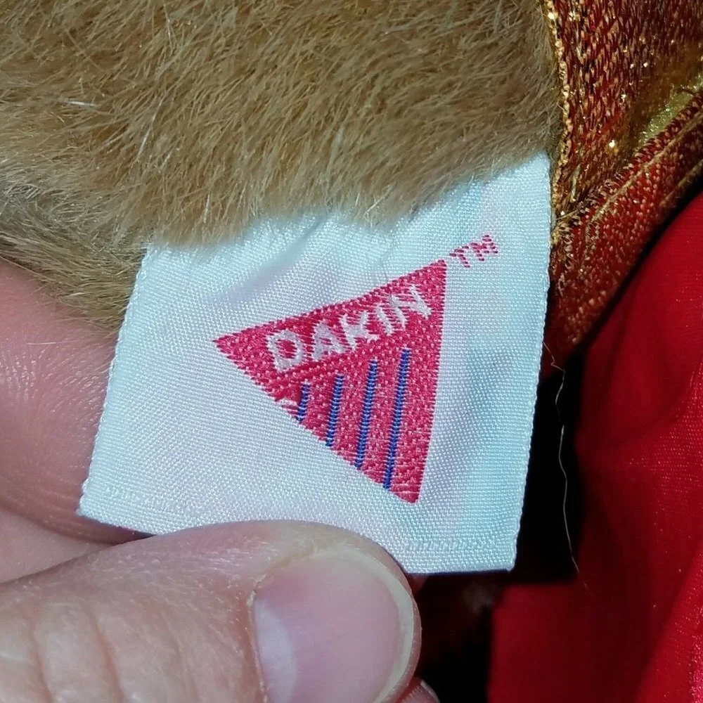 VTG Dakin Brown Teddy Bear Plush 15